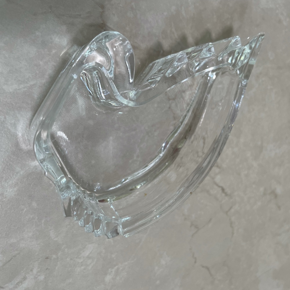 ✨3 for $15 Vintage Heavy Duck Crystal Ashtray, bundle 3 ashtrays for 15$🔥🔥 - Picture 2 of 4